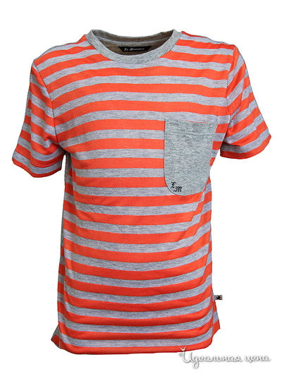 Футболка La Miniatura, цвет цвет оранжевый / серый меланж