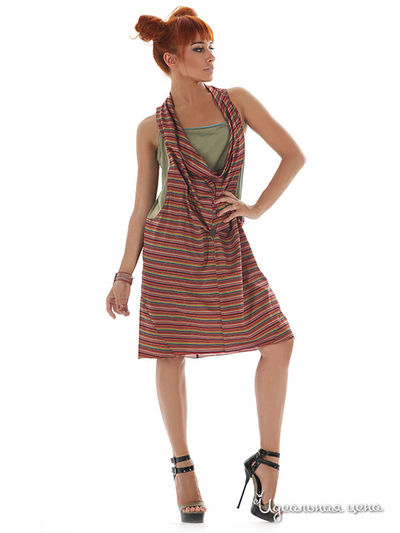 Платье Artwizard, цвет цвет оливковый