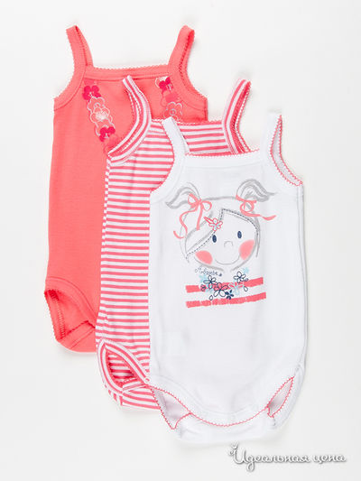 Комплект Absorba, цвет цвет белый / коралловый