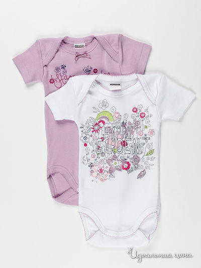 Комплект Absorba, цвет цвет белый / сиреневый