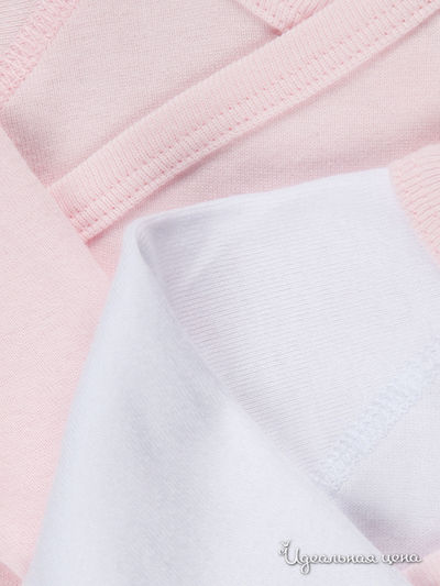 Комплект боди Absorba для девочки, цвет белый / розовый, 2 шт.