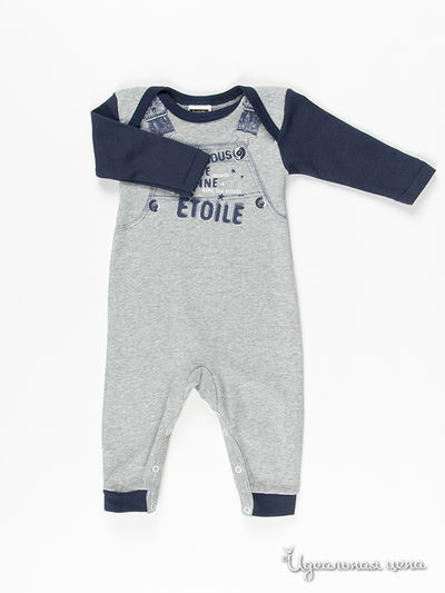 Комбинезон Absorba, цвет цвет серый / синий