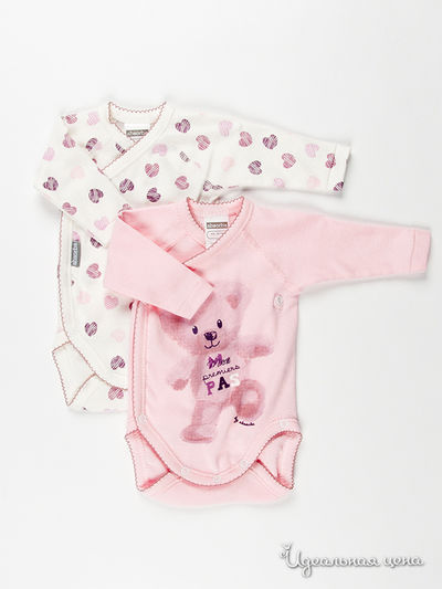 Комплект Absorba, цвет цвет белый / розовый