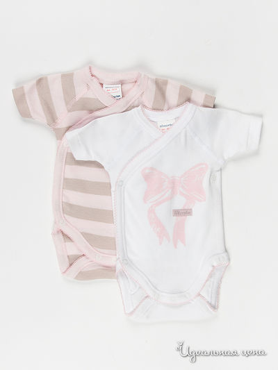 Комплект Absorba, цвет цвет белый / розовый