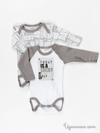 Комплект Absorba, цвет цвет серый / белый