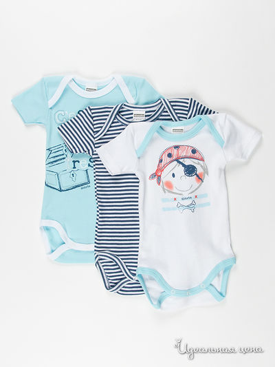 Комплект Absorba, цвет цвет белый / голубой / синий