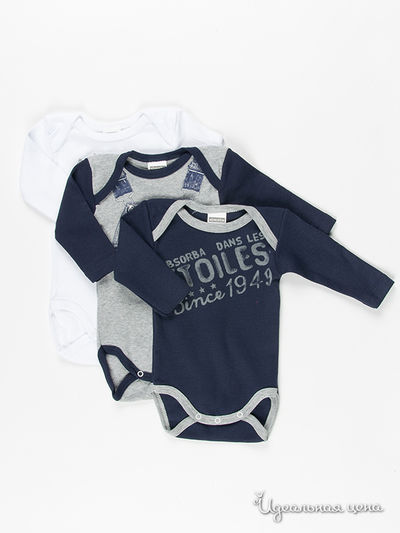 Комплект Absorba, цвет цвет белый / серый / синий