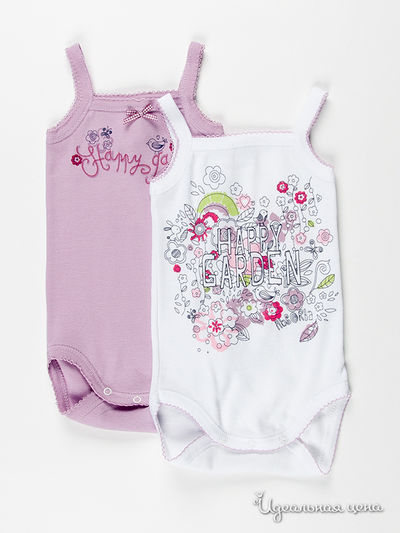 Комплект Absorba, цвет цвет белый / сиреневый