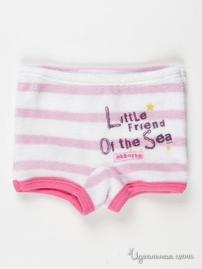 Шорты Absorba, цвет цвет белый / розовый