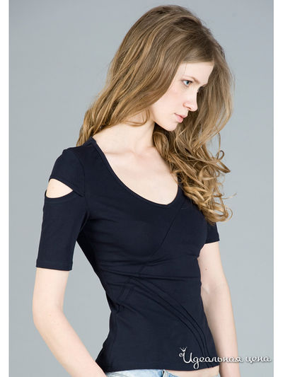 Футболка Gloss, цвет цвет темно-синий