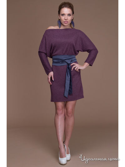 Платье Gloss, цвет цвет винный