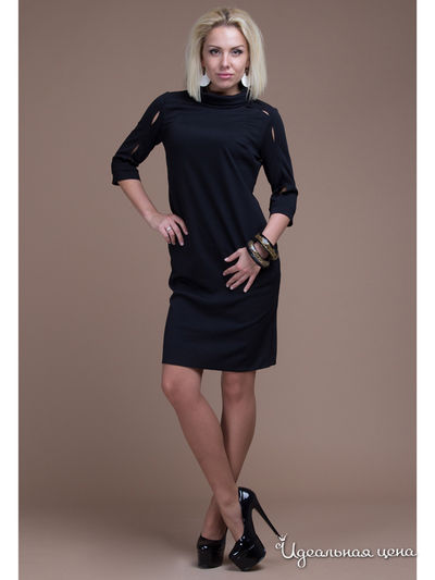 Платье Gloss, цвет цвет черный