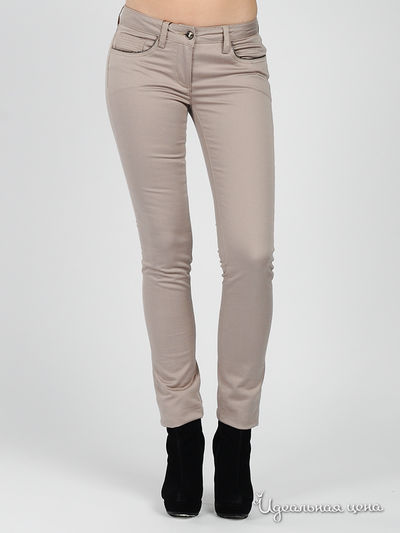 Брюки Guess, цвет цвет бежевый