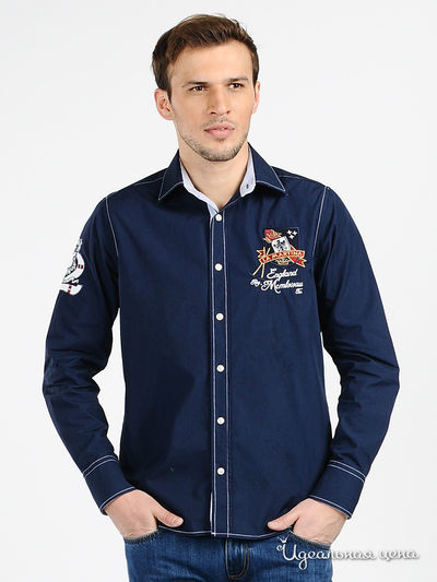 Рубашка La Martina, цвет цвет темно-синий