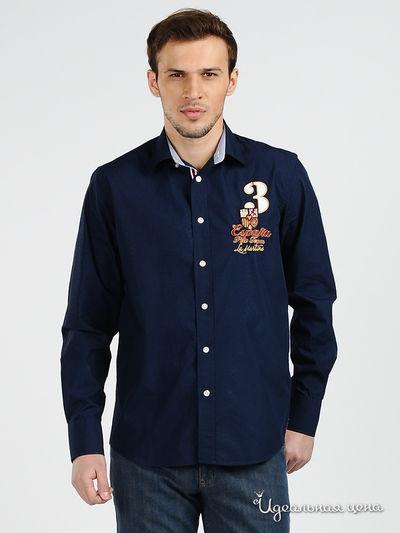 Рубашка La Martina, цвет цвет темно-синий