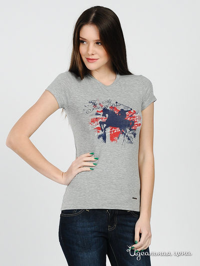 Футболка GALVANNI, цвет цвет серый меланж