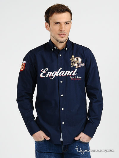 Рубашка La Martina, цвет цвет темно-синий