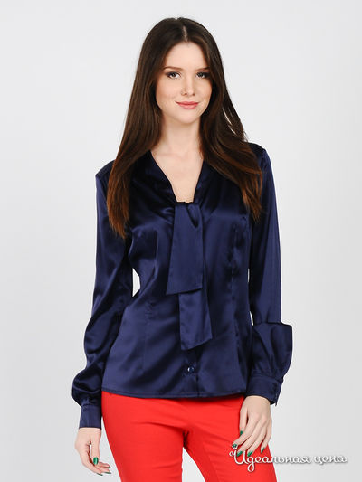 Блуза JDS, цвет цвет синий