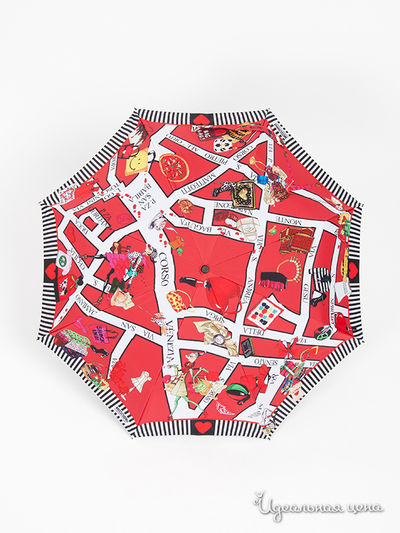 Зонт Moschino, цвет цвет красный