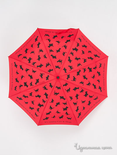 Зонт Moschino, цвет цвет красный