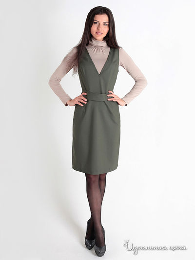 Сарафан АСА, цвет цвет болотный