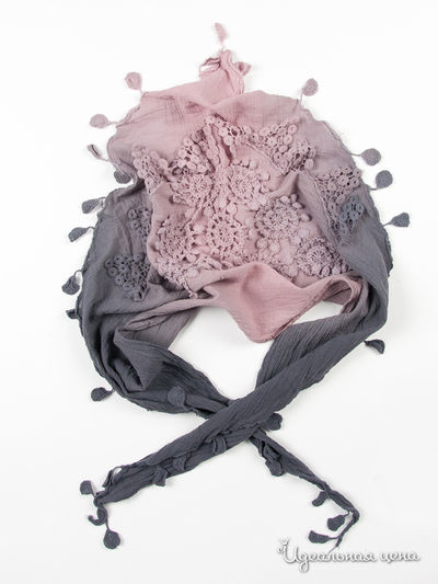Косынка Star Rise, цвет цвет серый / розовый