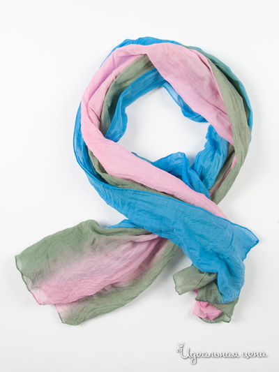 Шарф Star Rise, цвет цвет розовый / зеленый / голубой