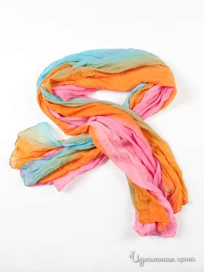 Шарф Star Rise, цвет цвет голубой / розовый / оранжевый