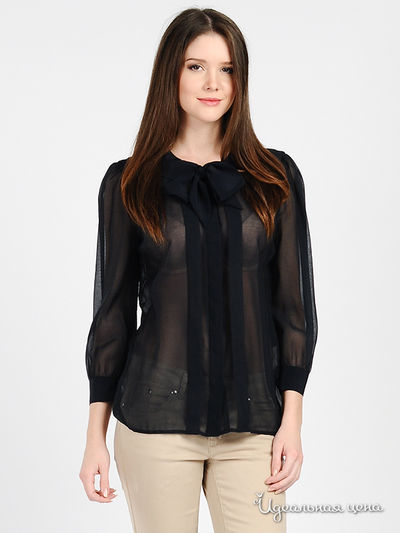 Блуза Love Moschino, цвет цвет темно-синий