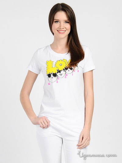 Футболка Love Moschino, цвет цвет белый