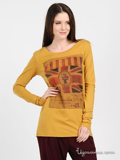 Лонгслив TRANSFER, цвет цвет желтый