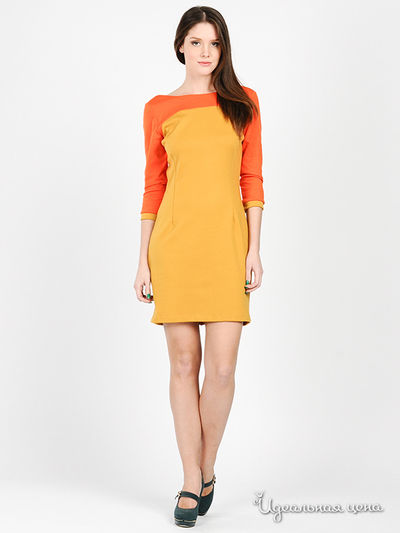 Платье Cyberg Wear, цвет цвет оранжевый / горчичный