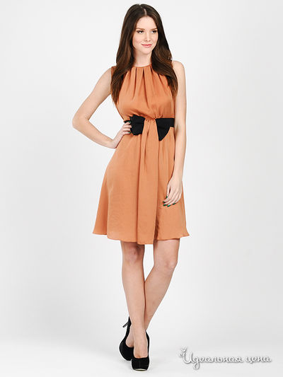 Платье Pinko, цвет цвет светло-коричневый