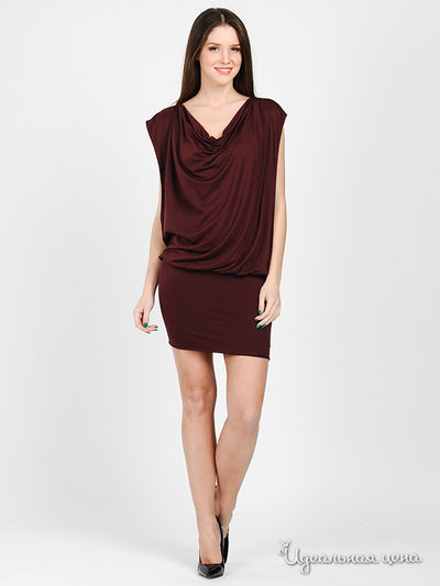 Платье Cyberg Wear, цвет цвет бордовый