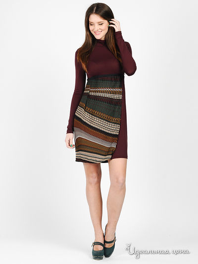 Платье Cyberg Wear, цвет цвет бордовый