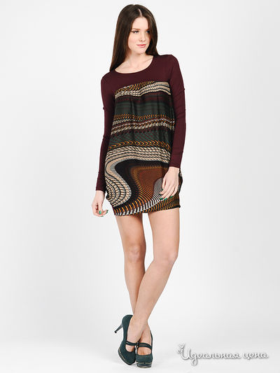 Платье Cyberg Wear, цвет цвет бордовый