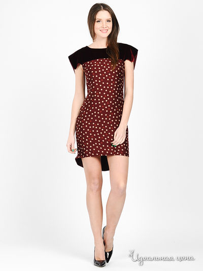 Платье Cyberg Wear, цвет цвет бордовый