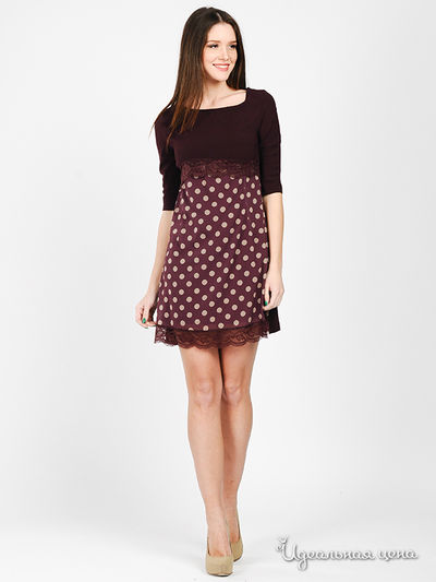 Платье Cyberg Wear, цвет цвет бордовый