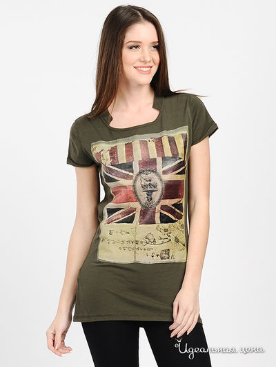 Футболка Cyberg Wear, цвет цвет темно-зеленый