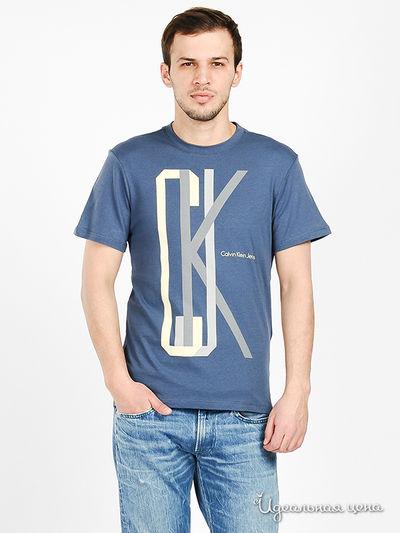 Футболка Calvin Klein Jeans, цвет цвет синий