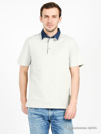 Поло Cerruti, цвет цвет светло-серый