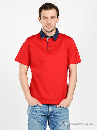Поло Cerruti, цвет цвет красный