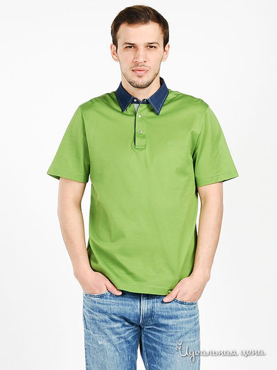 Поло Cerruti, цвет цвет зеленый