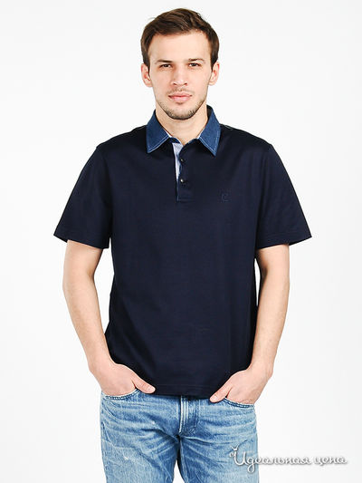 Поло Cerruti, цвет цвет синий