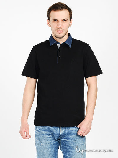 Поло Cerruti, цвет цвет черный