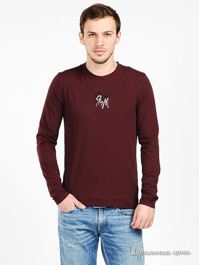 Лонгслив Guess, цвет цвет бордовый