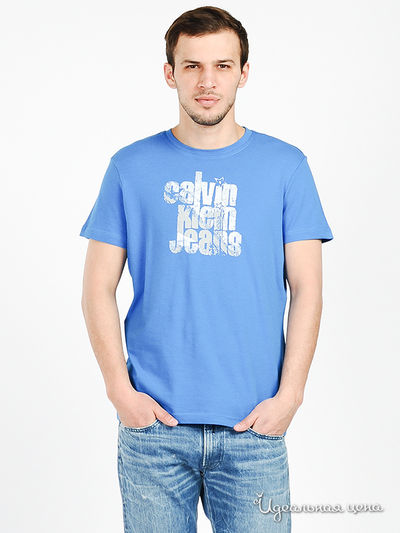Футболка Calvin Klein Jeans, цвет цвет синий