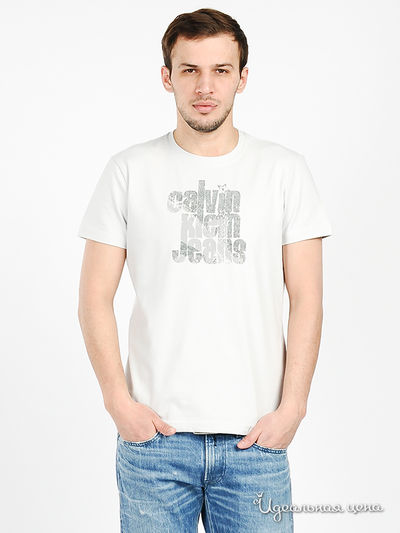 Футболка Calvin Klein Jeans, цвет цвет светло-серый