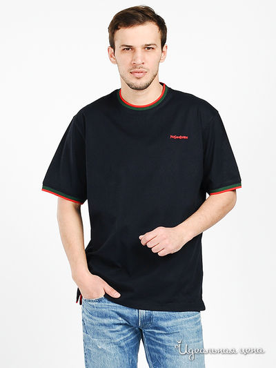 Футболка Yves Saint Laurent, цвет цвет синий