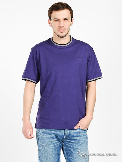 Футболка Yves Saint Laurent, цвет цвет фиолетовый